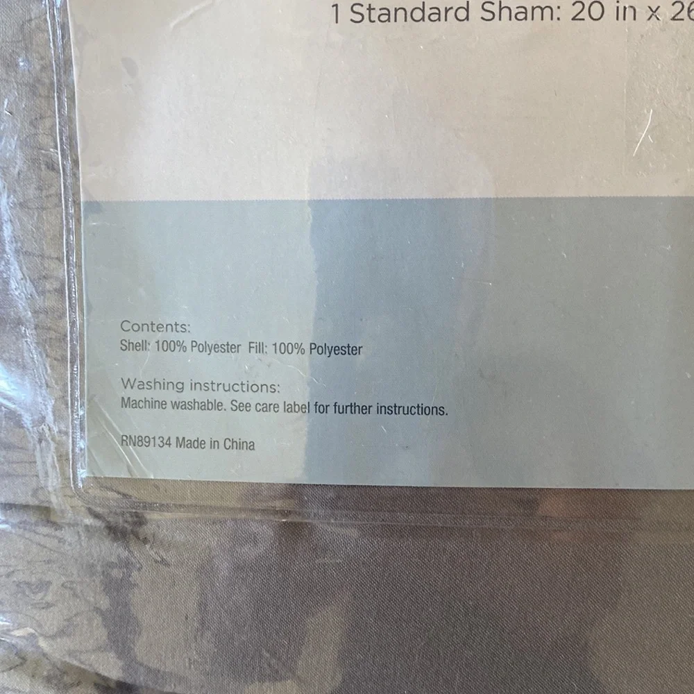 Twin XL 2 piece comforter set; gray